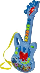 Chitarra giocattolo per bambini educativa divertente strumento musicale con luci e suoni - Foto 1 di 7