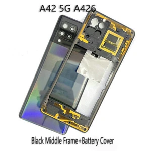 For Samsung Galaxy A42 5G A426 Housing Case Middle Frame+Battery Back Cover Door - Picture 1 of 5