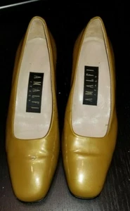 Amalfi Pumps Senfgelb. Größe 6,5B. Gute gebrauchte Form - Bild 1 von 6