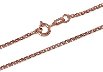 925 ECHT SILBER, ROTGOLD *** Kette rosé vergoldet 36-38-40-42-45-50-60 cm - Bild 1 von 2