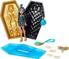 Monster High Cleo De Nile Golden Glam Beauty Case With Tattoos And Necklace New