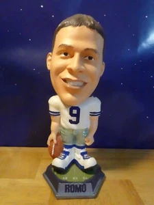 KNUCKLE HEAD Tony Romo Dallas Cowboys #9 Bobblehead VGUC RARE NO BOX - Picture 1 of 6