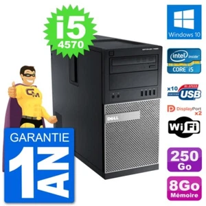 PC tour DELL 7020 Intel Core i5-4570 RAM 8Go Festplatte 250Go Windows 10 Wifi - Bild 1 von 3