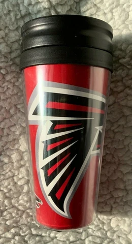 Atlanta Falcons NFL Licensed Acrylic 14oz Tumbler Coffee Mug w/wrap Insert Cover