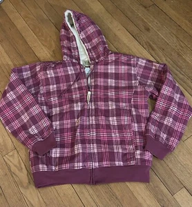 SCHMIDT WORKWEAR WOMENS SHERPA LINED FULL ZIP THICK HOODIE SZ Medium (10-12) - Picture 1 of 4