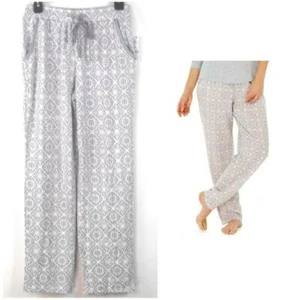 Charter Club Super Cozy Printed Lounge Pajama Pantalones Soft Tile Size XS New - Imagen 1 de 5