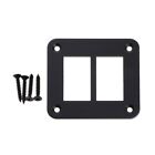 1pcs Black 2 Way ARB/Carling Switch Dash Panel Frame Housing Holder Replacement