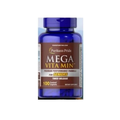 Multivitamínico Mega Vita Min™ para personas mayores lanzamiento programado expirado abril 2027 Foto 1 de 3