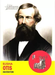 Inventor Elisha Otis Topps Heritage/50 - Imagen 1 de 2