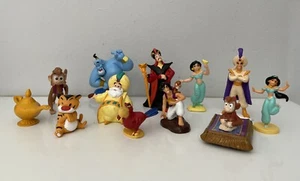 Disney Original Aladdin Jasmine Rajah Pet Tiger Genie Jafar Lago Abu Figures - Picture 1 of 16