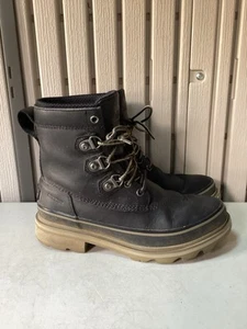 Sorel Lennox Street Boots - wasserdicht - Schnürstiefel - schwarz/salbei - UK 6 US 8 EU 39 - Bild 1 von 24