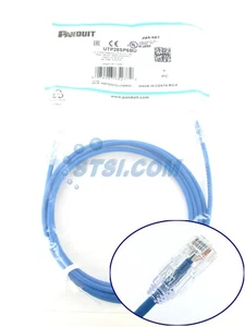 Panduit UTP28SP6BU Cat6 28awg Network Patch Cable, 6 Ft Blue ~STSI - Picture 1 of 4