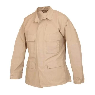 NUEVO CON ETIQUETAS Tru-Spec Caqui 100% Algodón BDU Ripstop Chaqueta Militar Abrigo Talla S HECHO EN EE. UU. Foto 1 de 4