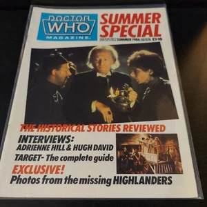 DOCTOR WHO Magazine SUMMER SPECIAL 1986 Marvel Comics UK VF- 1980's - Picture 1 of 2