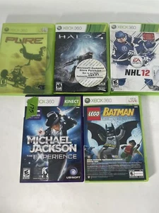 Batman The Video Game, NHL 12, Halo 4 (has 2  Disks) Micheal Jackson, And 2 Pure - Picture 1 of 3