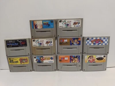 Nintendo Super Famicom SNES Lot of 10 Retro Game Confirmed Operation Japan #014 - Image 1 of 4