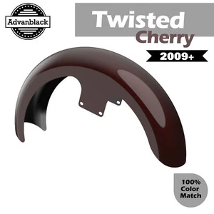 Twisted Cherry 21" Reveal Wrapper Hugger Front Fender For Harley Touring 2009+ - Picture 1 of 9