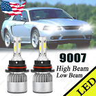 6000K Led Headlight Hi/Lo+Fog Light Bulb For Ford Mustang Gt Svt Cobra 1999-2003