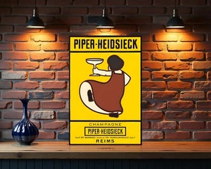 Piper-Heidsieck Champagne  Bold & Minimalist Sign - 24"x16" (60x40 cm) - Picture 1 of 5