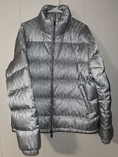 Dior Mens Oblique Down Puffer Jacket -  Silver Technical Jacquard - IT 52