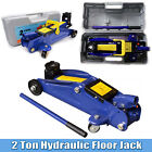 2 Ton Hydraulic Floor Trolley Jack Lifting Heavy Duty Car Van Lifting with Case