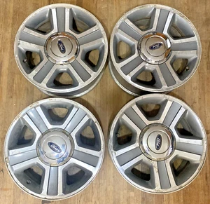 Ford F-150 Wheel Set 17x7.5 Rim 3554 17" Charcoal Machined Oem Factory 2004-2008 - Picture 1 of 22