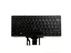 OEM Tastatur mit Rahmen Beleuchtet DE für Dell E5450 DP/N: 04JPX1 - Bild 1 von 2