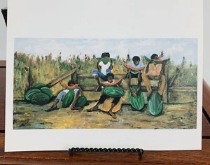 Vintage 1996 Annie Lee & Friends Kunstdruck Notizkarte Samen & Rinden - Bild 1 von 4
