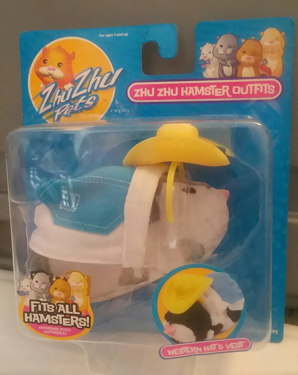 Western Vest and Hat Zhu Zhu Pets (Hamster not included)