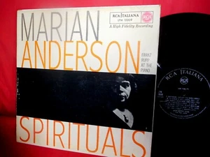 MARIAN ANDERSON Spirituals with Franz Rupp at the Piano LP 1956 ITALY EX - Imagen 1 de 2