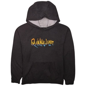 Vintage QUIKSILVER GREY HOODIE WOMENS XL - Picture 1 of 4