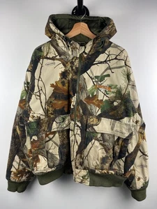 Vintage Scentlok Real Tree Camo Hooded Hunting Jacket Size L - Picture 1 of 4