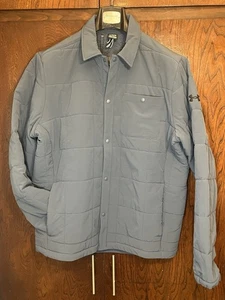 Under Armour UA Expanse Quilted Snap Closure Insulated Shacket Men’s Size M New - Picture 1 of 14
