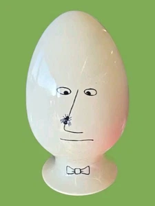 MCM Art LaGardo Tackett Eierkopf Skulptur Kondom Vorratsglas * gesprungen * lesen - Bild 1 von 8