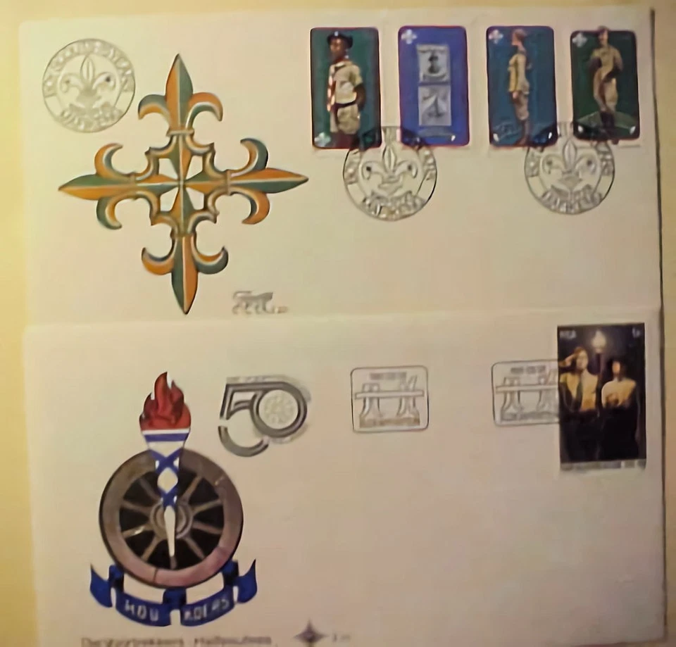 ESCOTEIROS DA ÁFRICA DO SUL FDC 1981, 1982 - Imagem 1 de 1