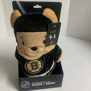 NHL Cubcoats Boston Bruins 2-in-1 Transforming Hoodie + Plüschie Kinder 4-5 - Bild 1 von 6