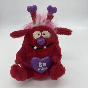 Gemmy Animated Monster Maniacs Red Plush Toy "Be Mine" Mahna Mahna Valentine 8” - Picture 1 of 9