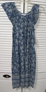 Vestido Time and Tru para mujer Jean Like corto manga nueva talla pequeña verano genial divertido - Imagen 1 de 9