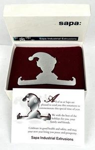 RARE Elf in Box Hydro/Sapa/Alcoa/Cressona Aluminum Extrusion Christmas Ornament - Picture 1 of 6