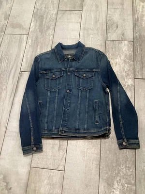 Chaqueta Denim 7 For All Mankind Azul Claro en Perfecto Estado Talla XL Foto 1 de 4