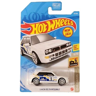 Hot Wheels #51 Baja Blazers 2021 6/10 Lancia Delta Integrale blanco con blanco 10 Sp Foto 1 de 4