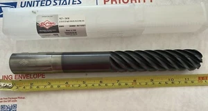 PRECISION CUTTING TOOLS 7-FLUTE EXTENDED NECK BALLNOSE END MILL 10-1/2"LONG - Picture 1 of 9