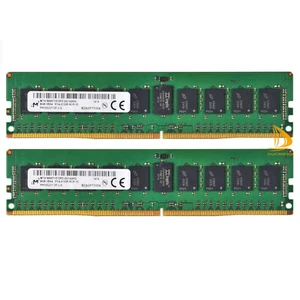 Micron 2x 8GB 1RX4 DDR4 2133P PC4-17000mhz 288pin 1.2V Desktop Memory RAM #S62 - Picture 1 of 10