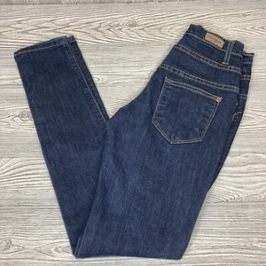 Judy Blue High Waisted Dark Wash Button Fly Style 8160 Cut 205 Women's Size 0 - Picture 1 of 10