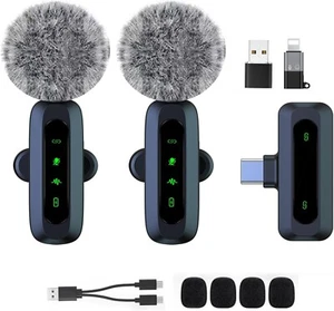 Mini-Lavalier-Mikrofon für Android und iPhone, iOS-Geräte - Klappbarer Lapel-... - Bild 1 von 6