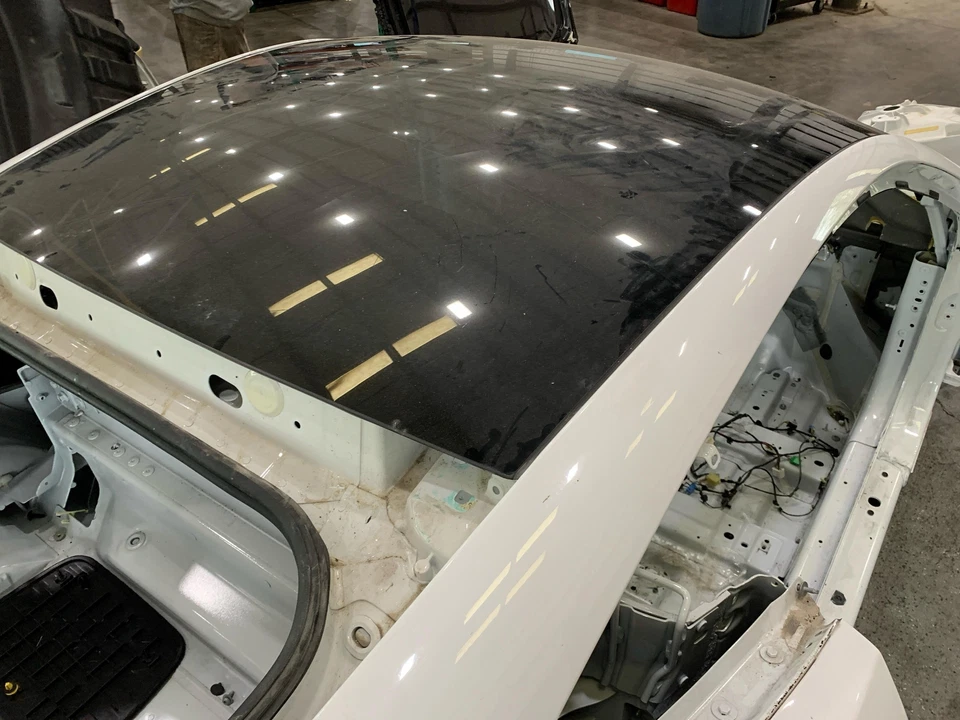 2015-2024 JAGUAR F-TYPE SUNROOF GLASS PANORAMIC ROOF ASSEMBLY *STRUCTURE CUT* - Imagem 1 de 4
