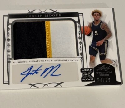 Justin Moore 2023 Trinity Leaf (Patch, Auto) 54/99 - Image 1 of 2