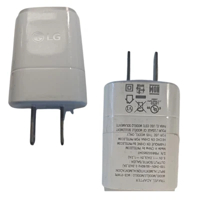 Power Adapter Brick Wall USB Charger 5V 1.2A for LG G8 V40 G7 ThinQ V20 Q70 - Image 1 of 4