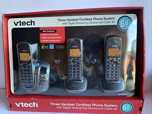 VTECH CS6120-31 Dect 6.0 Phone System 3 Handset Phone with Answering System