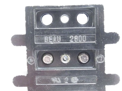 237508 New-No Box; Molex 38770-0102 Terminal Strip; W/Mounting Ends; 3 Circuit - Image 1 of 4